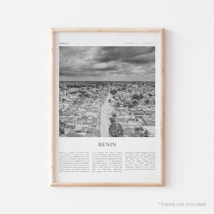Benin Art Print, Benin Poster, Benin Photo, Benin Wall Art, Africa, Travel Print, Vintage Poster, Boho Art | AF25