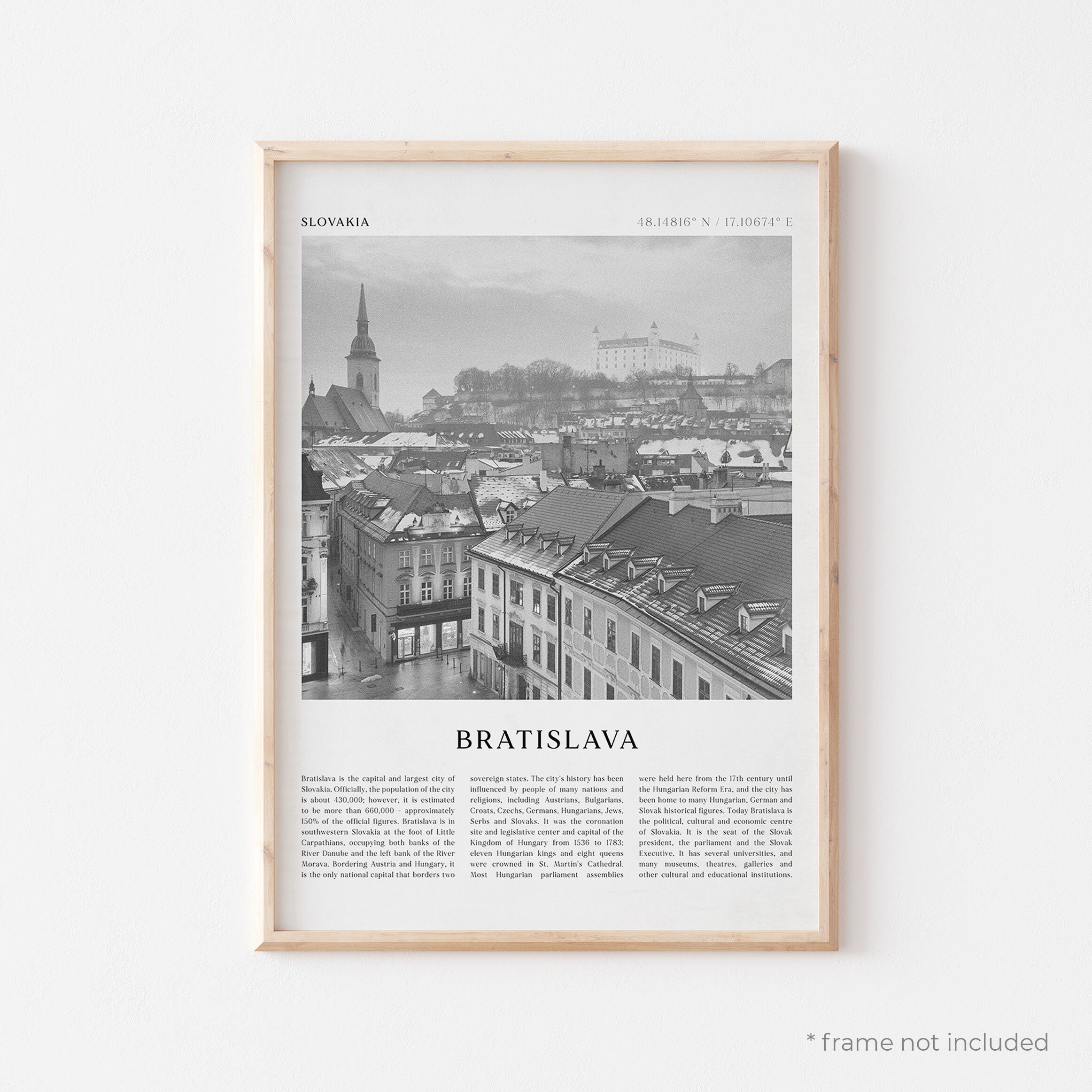 Bratislava Art Print Bratislava Poster Bratislava Photo Etsy