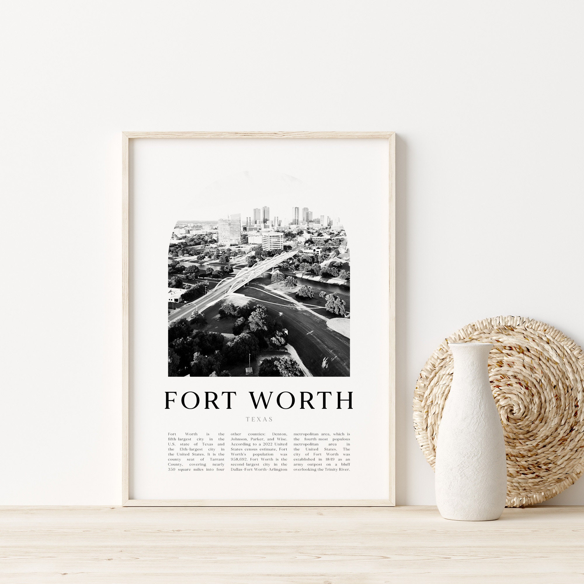 Fort Worth Art Print Fort Worth Poster Fort Worth Photo