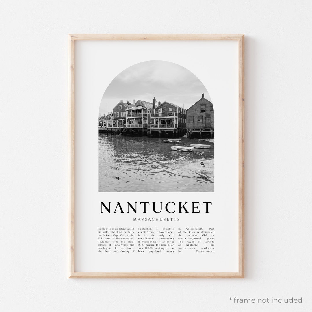 Nantucket Art Print, Nantucket Poster, Nantucket Photo, Nantucket Wall