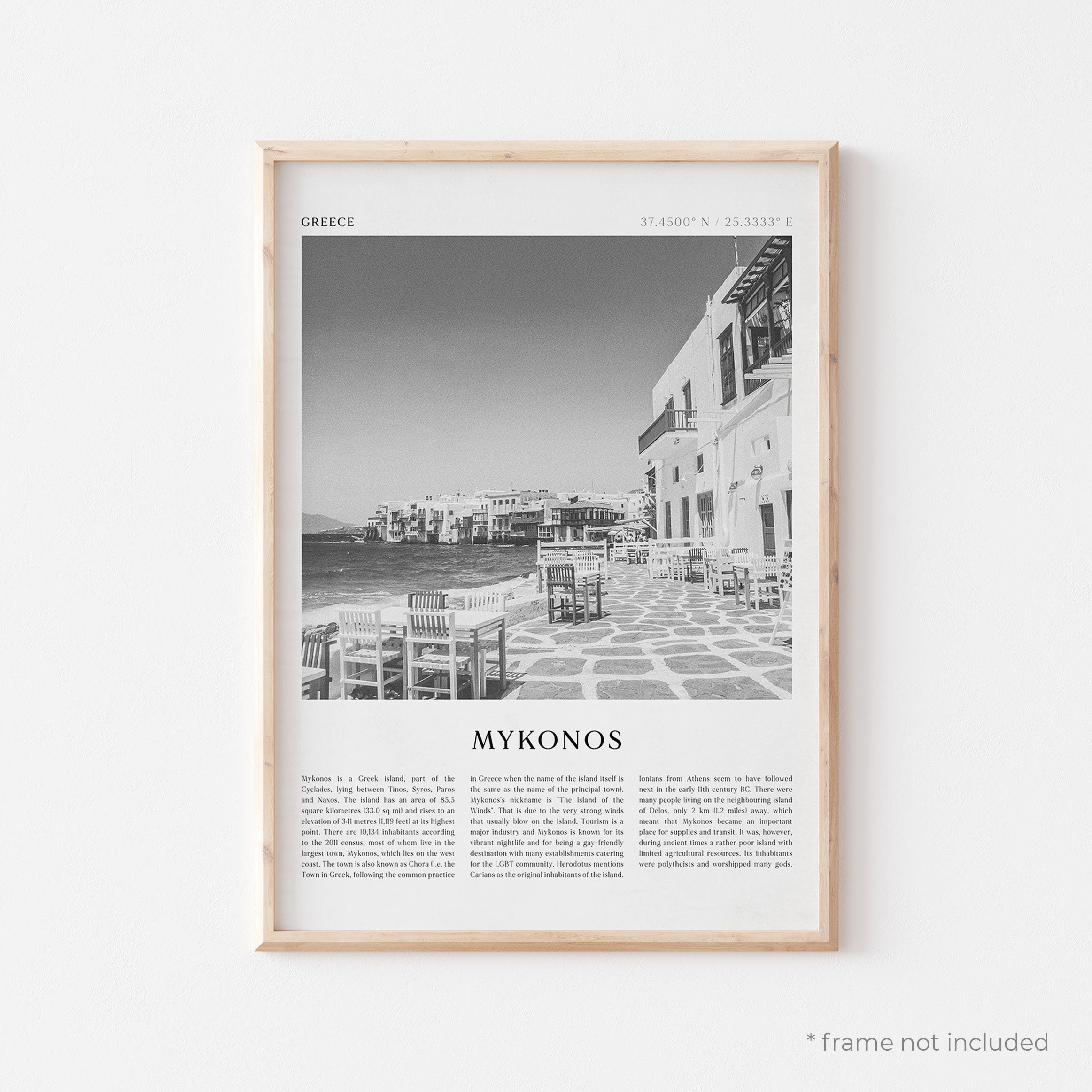 Mykonos Art Print Mykonos Poster Mykonos Photo Mykonos Wall - Etsy