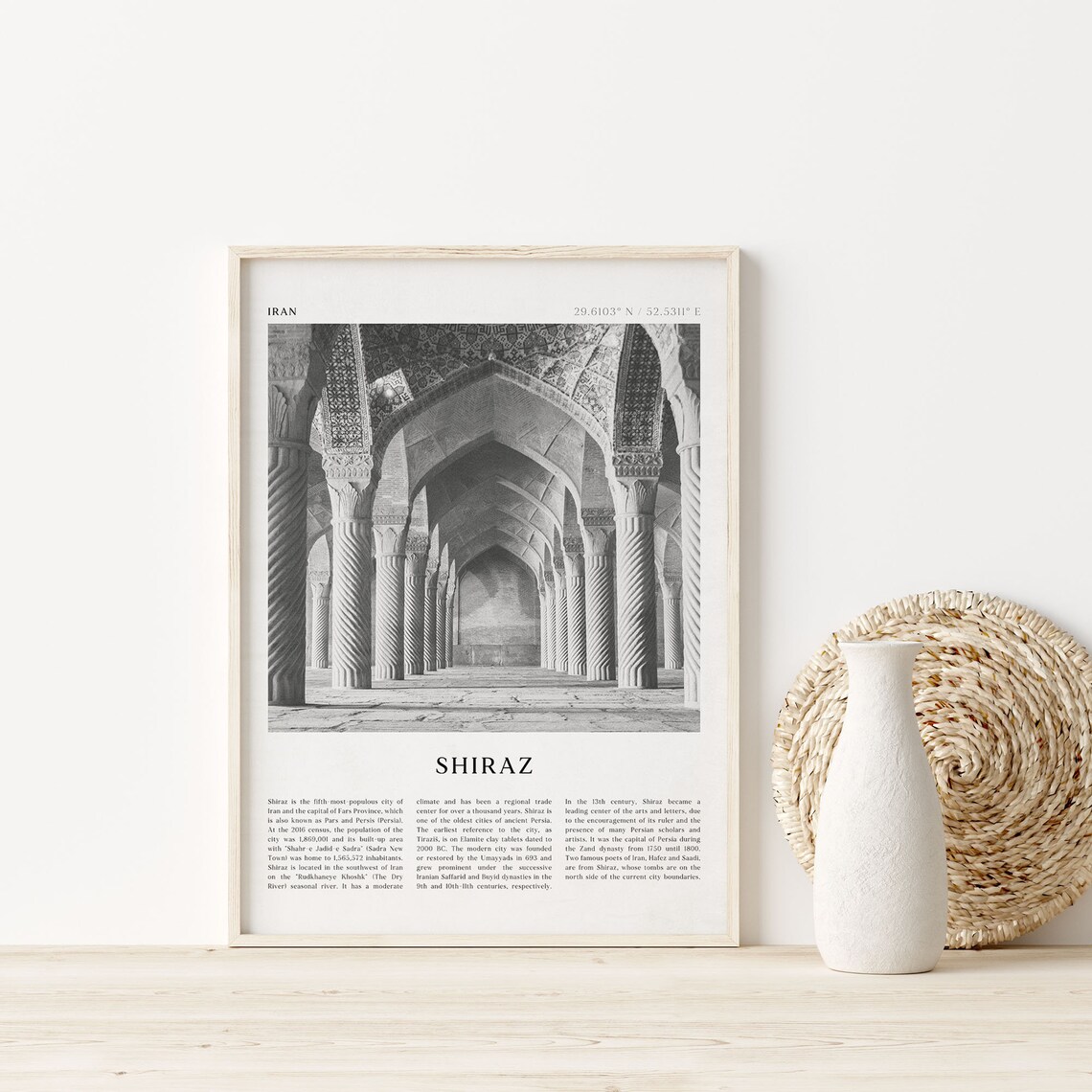 Shiraz Art Print Shiraz Poster Shiraz Photo Shiraz Wall - Etsy France