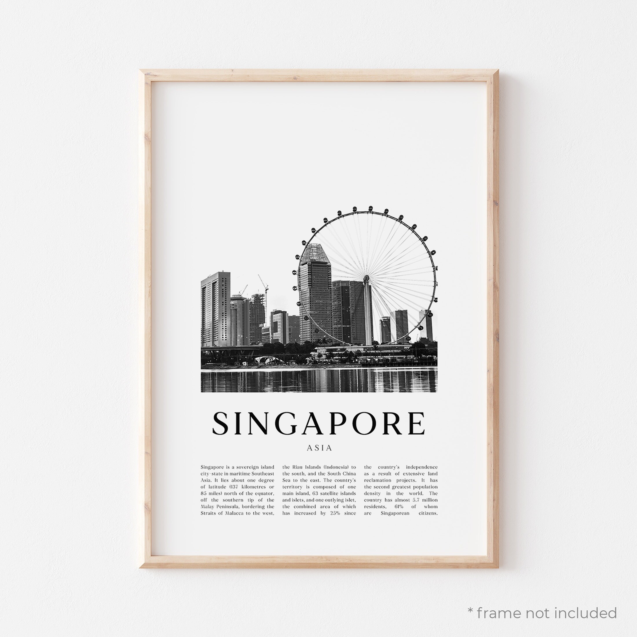 Singapore Art Print Singapore Poster Singapore Photo Etsy