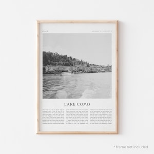 Comer See Kunstdruck, Comer See Poster, Comer See Foto, Comer See Wandkunst, Italien, Reisedruck, Vintage Poster, Boho Art | EU188