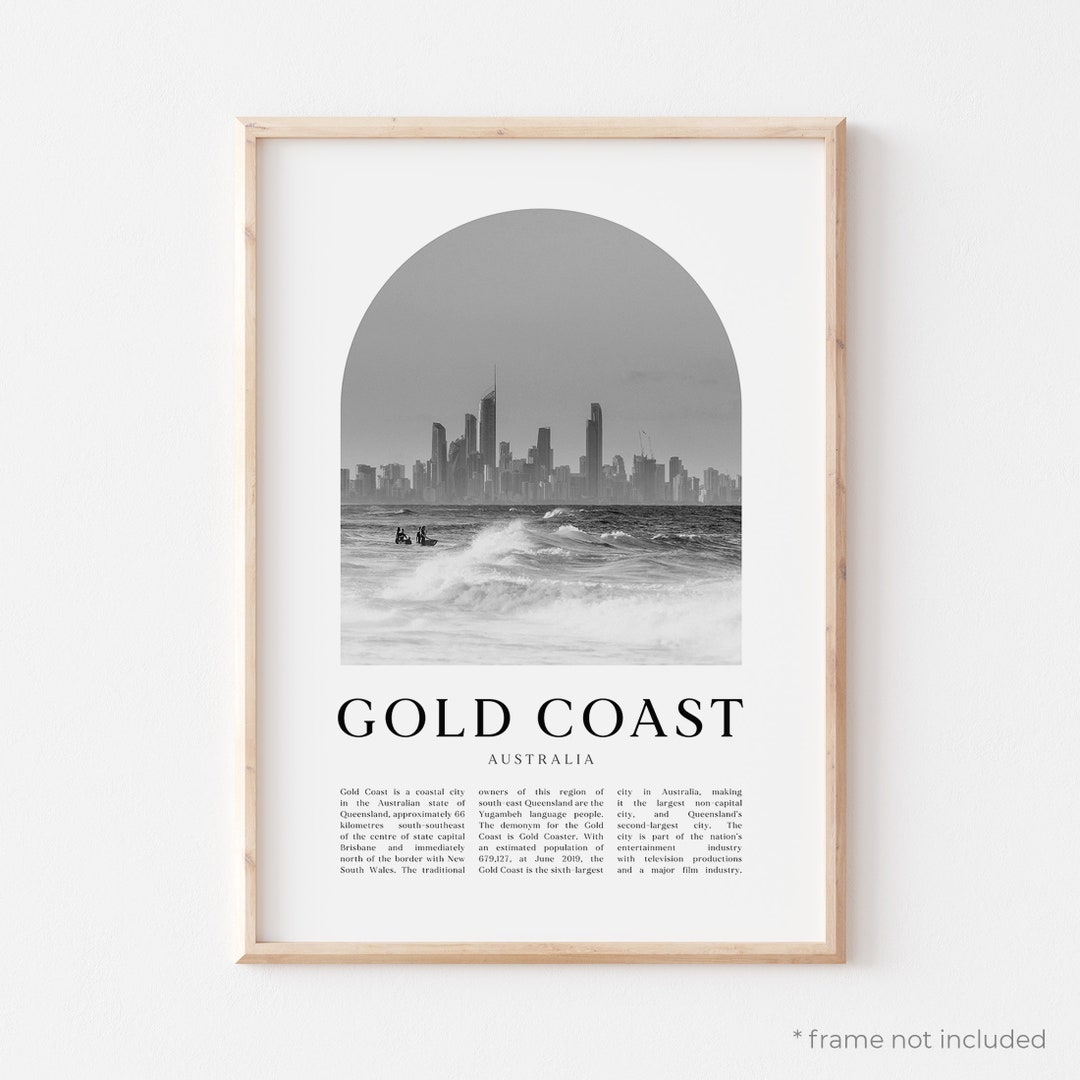 Gold Coast Art Print, Gold Coast Poster, Gold Coast Photo, Gold Coast