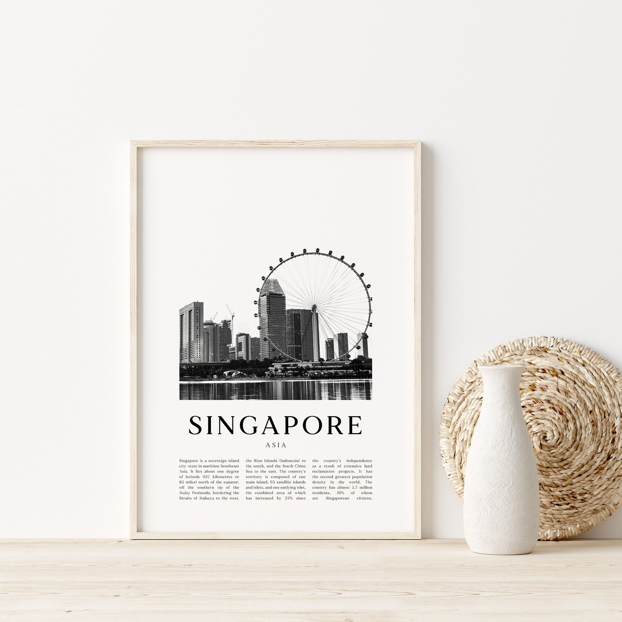 Singapore Art Print Singapore Poster Singapore Photo Etsy