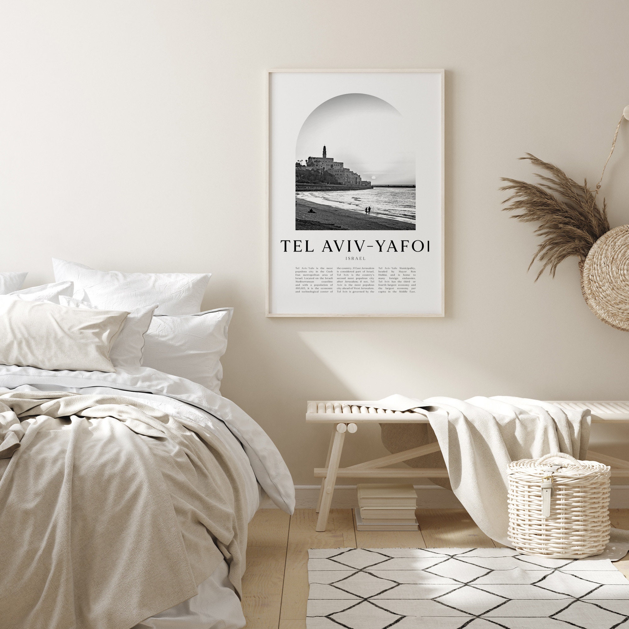 Tel Aviv-yafo Art Print Tel Aviv-yafo Poster Tel Aviv-yafo - Etsy Denmark