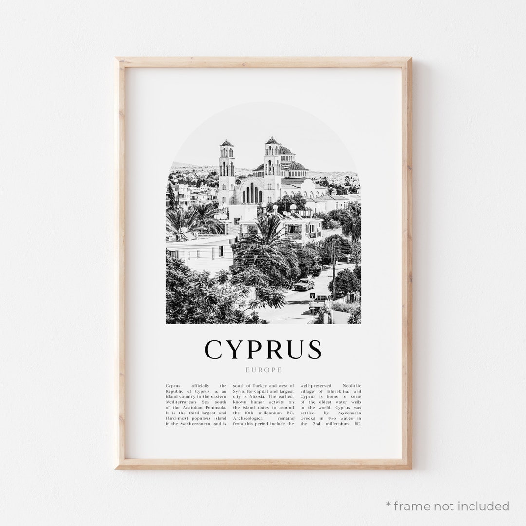 Cyprus Art Print, Cyprus Poster, Cyprus Photo, Cyprus Wall Art, Cyprus