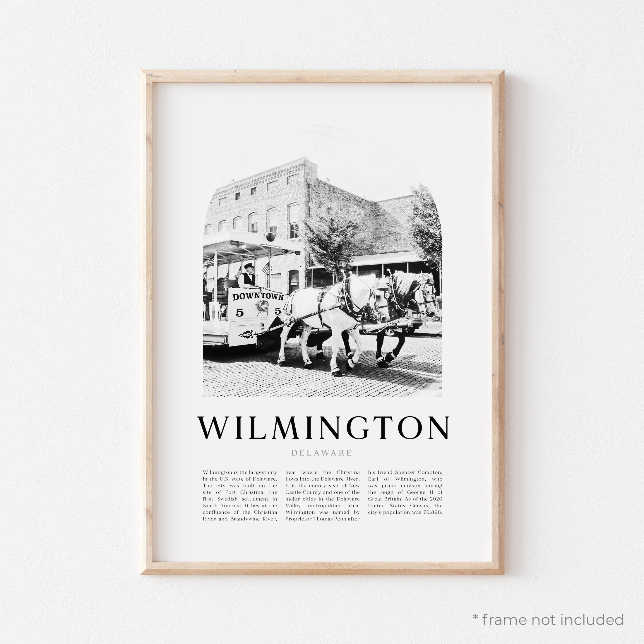 Wilmington Art Print Wilmington Poster Wilmington Photo Etsy