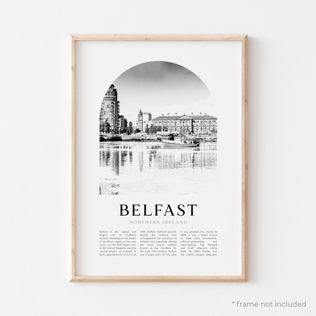 Belfast Art Print Belfast Poster Belfast Photo Belfast Wall Etsy