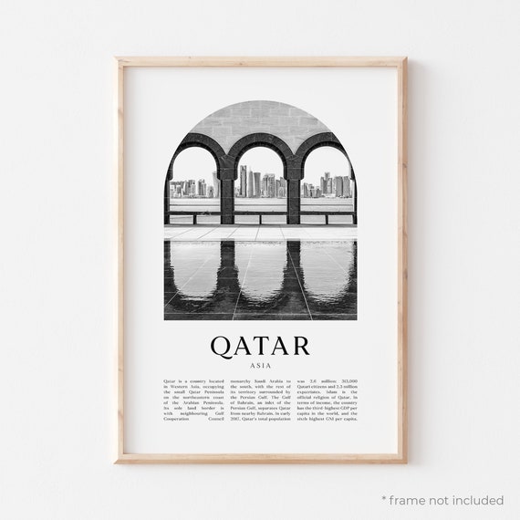 Qatar Art Print Qatar Poster Qatar Photo Qatar Wall Art Etsy