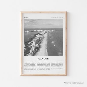 Cancun Art Print, Cancun Poster, Cancun Photo, Cancun Wall Art, Mexico, Travel Print, Vintage Poster, Boho Art | NA237