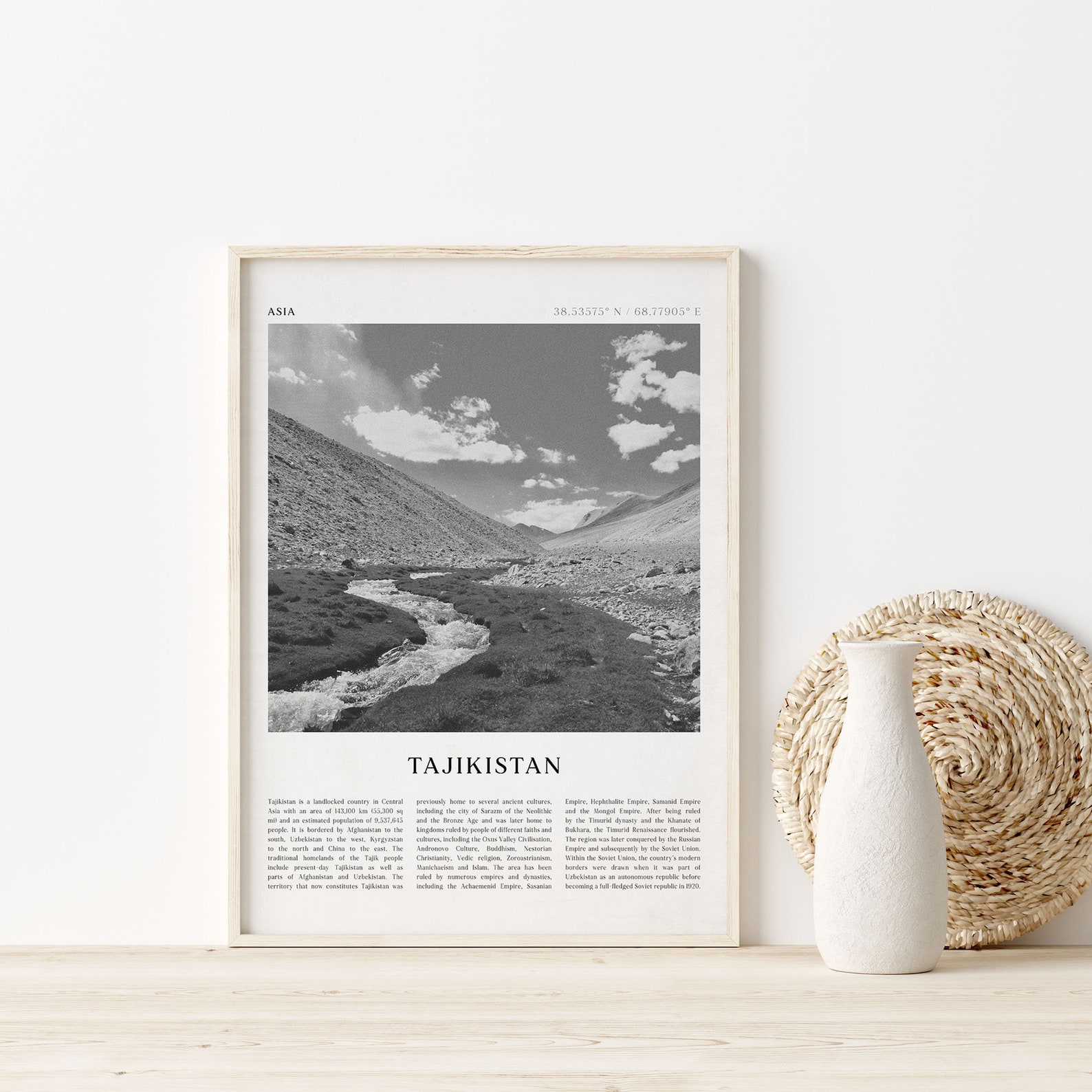 Tajikistan Art Print Tajikistan Poster Tajikistan Photo | Etsy