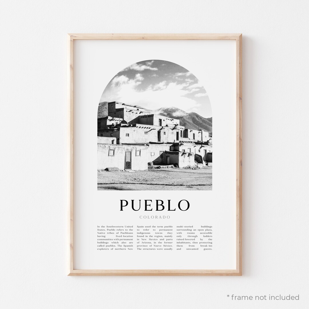 Pueblo Art Print, Pueblo Poster, Pueblo Photo, Pueblo Wall Art, Pueblo