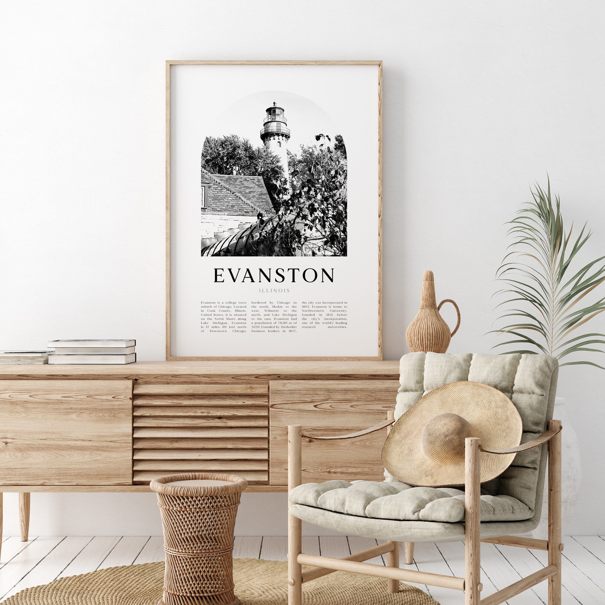Evanston Art Print Evanston Poster Evanston Photo Evanston Etsy