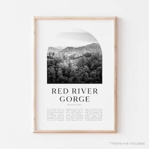 Red River Gorge Kunstdruck, Red River Gorge Poster, Red River Gorge Foto, Red River Gorge Wandkunst, Kentucky | NA355M
