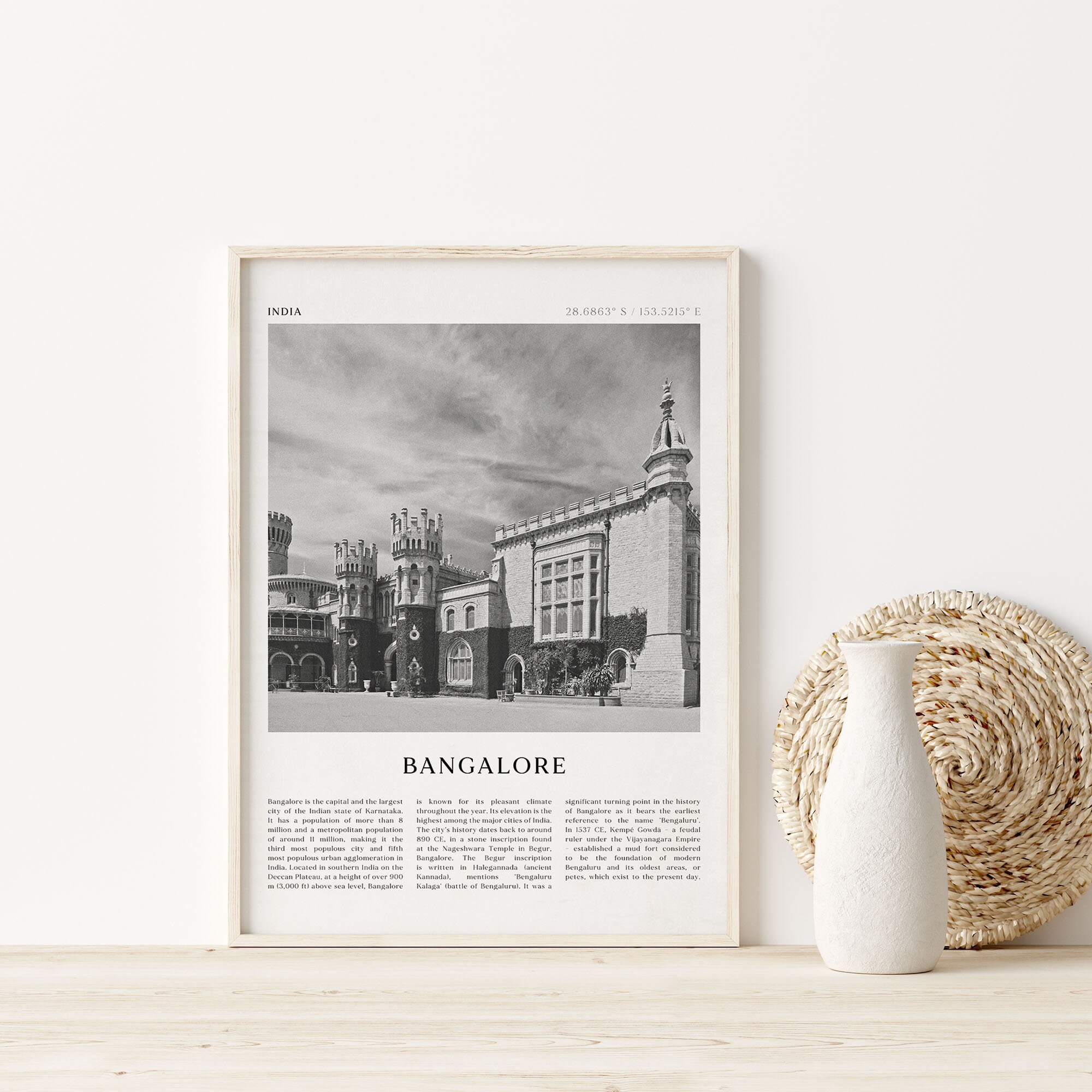 Bangalore Art Print Bangalore Poster Bangalore Photo Etsy