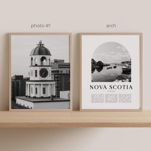 Nova Scotia, Canada Gallery Wall Art Set of 6 – Black and White Photo Prints image 4