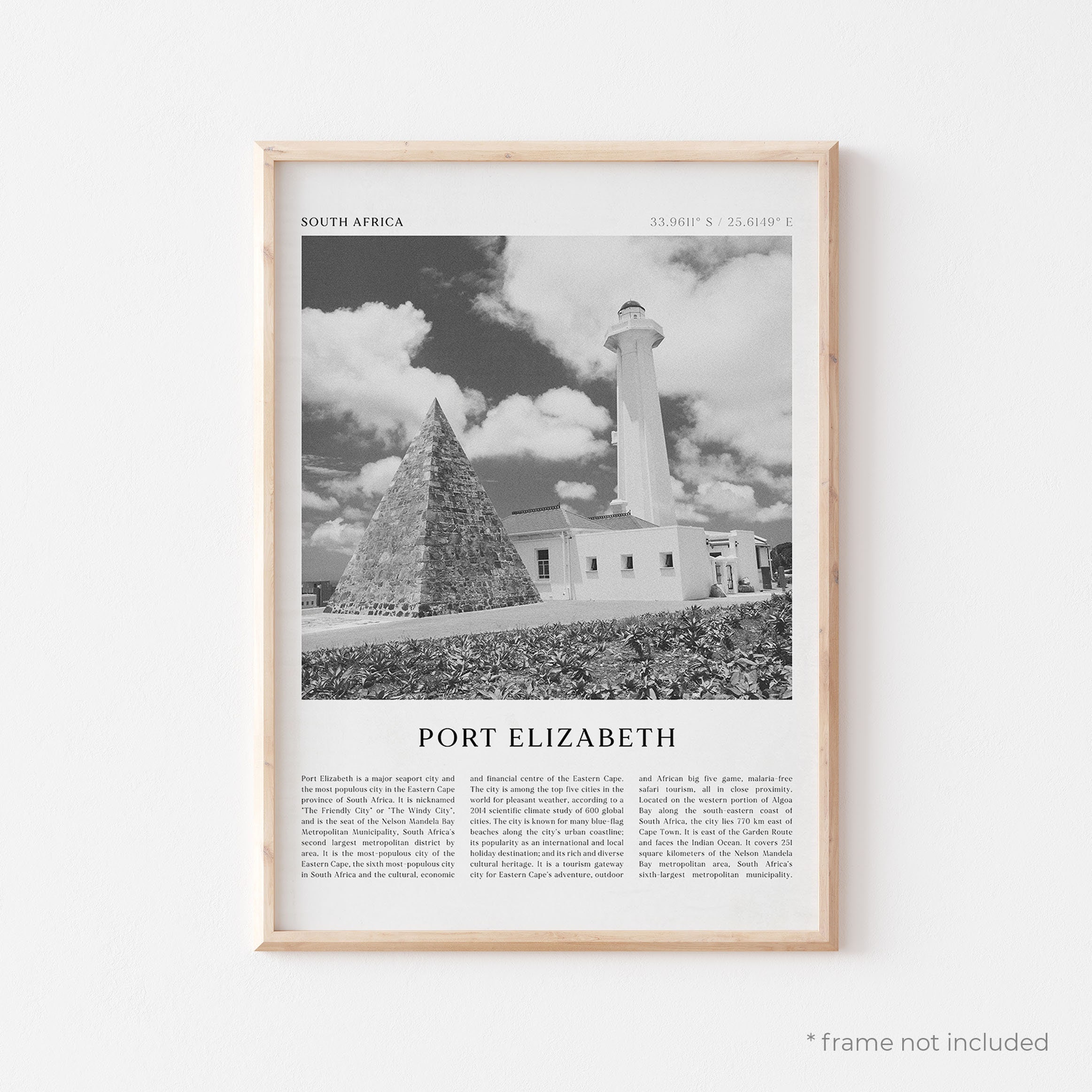 Port Elizabeth Art Print Port Elizabeth Poster Port Etsy