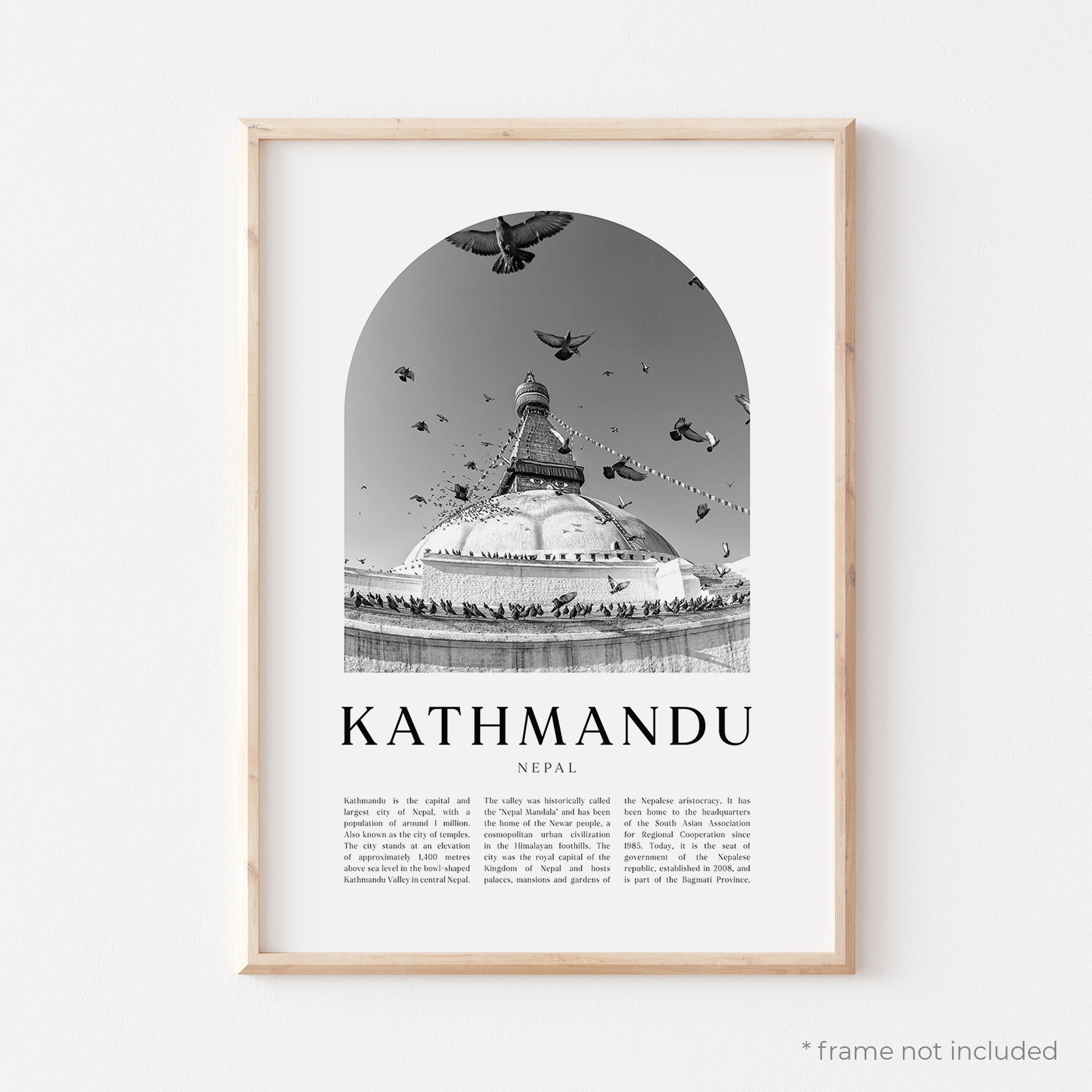 Kathmandu Art Print Kathmandu Poster Kathmandu Photo Etsy UK