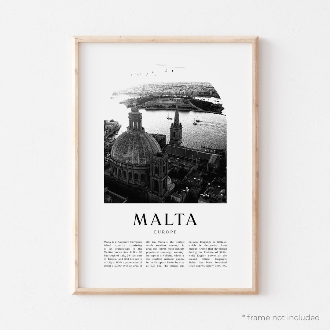 Malta Art Print Malta Poster Malta Photo Malta Wall Art Etsy
