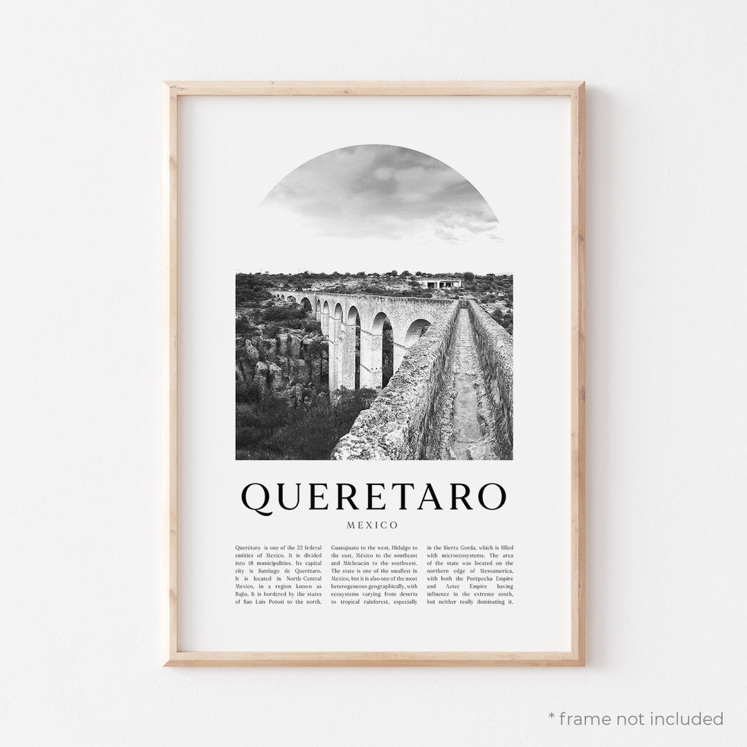 Queretaro Art Print, Queretaro Poster, Queretaro Photo, Queretaro Wall