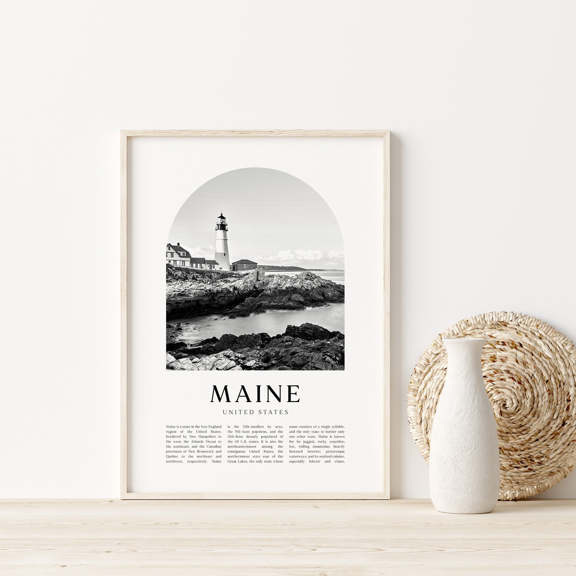 Maine Art Print Maine Poster Maine Photo Maine Wall Art Etsy