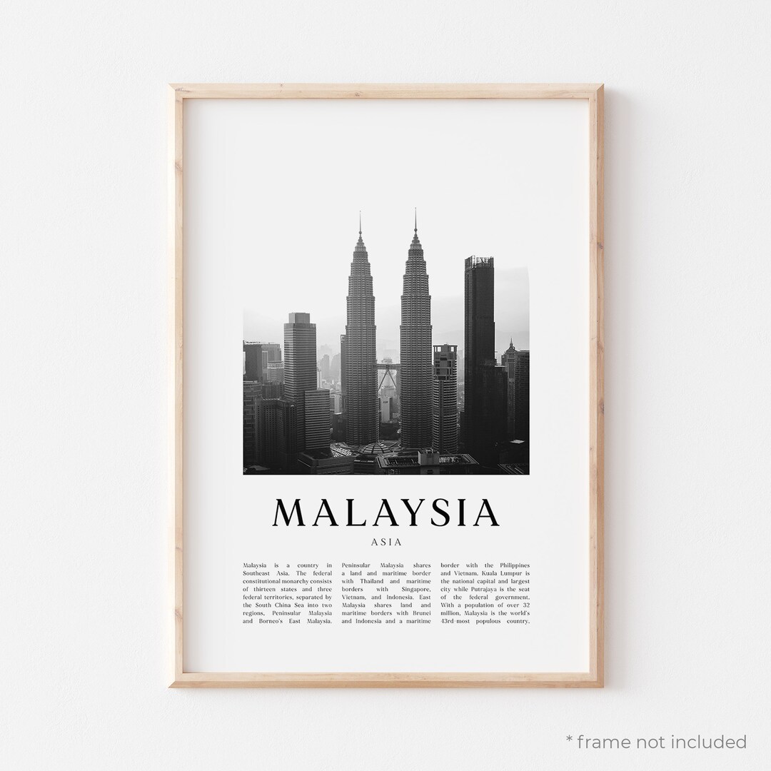 Malaysia Art Print, Malaysia Poster, Malaysia Photo, Malaysia Wall Art
