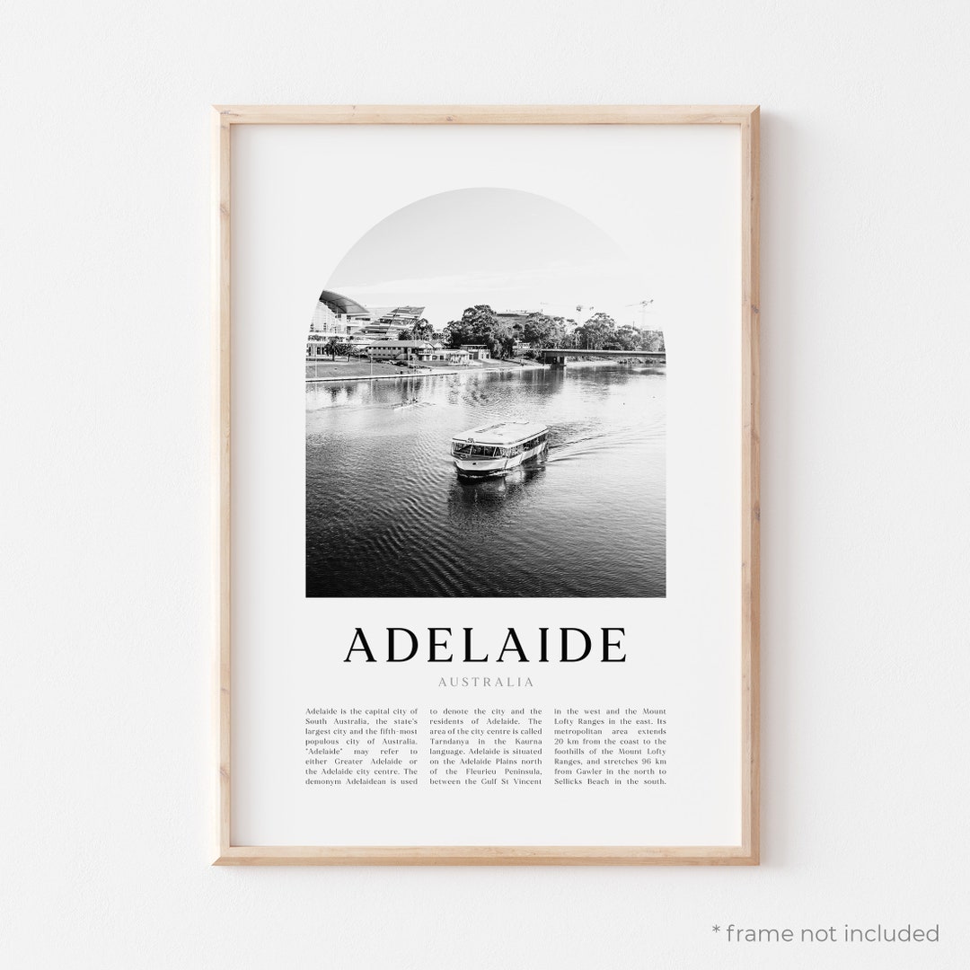 Adelaide Art Print, Adelaide Poster, Adelaide Photo, Adelaide Wall Art
