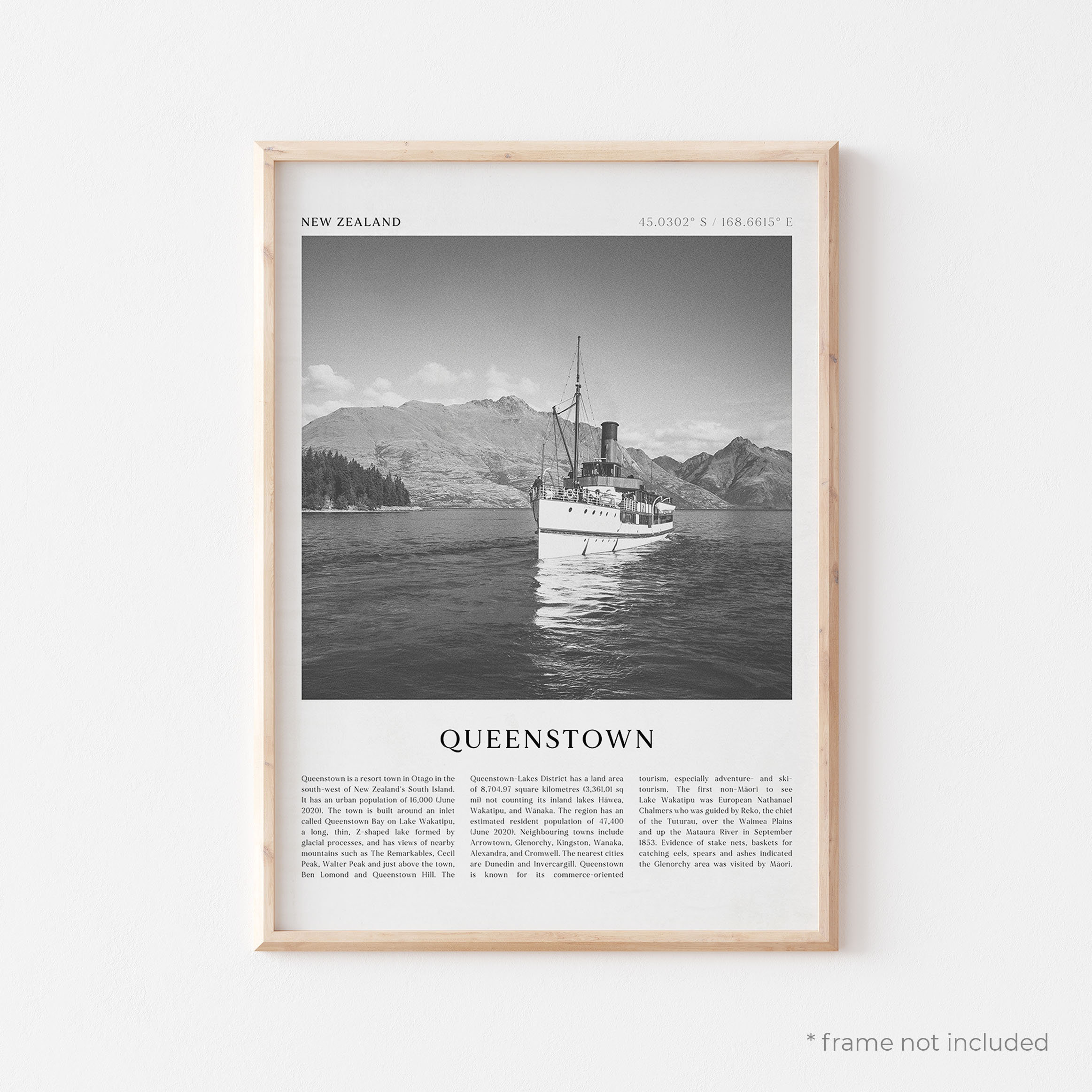 Queenstown Art Print Queenstown Poster Queenstown Photo Etsy