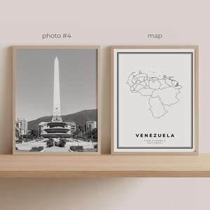 Venezuela Gallery Wall Art - Set of 6, Venezuela Black and White Photo, Venezuela Posters, Venezuela Prints, South America image 6