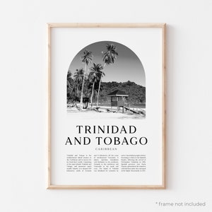 Trinidad and Tobago Art Print, Trinidad and Tobago Poster, Trinidad and Tobago Photo, Trinidad and Tobago Wall Art, Caribbean | CA64M