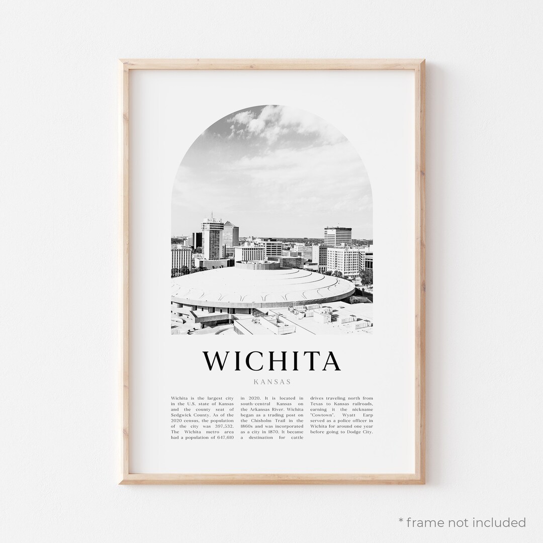 Wichita Art Print, Wichita Poster, Wichita Photo, Wichita Wall Art