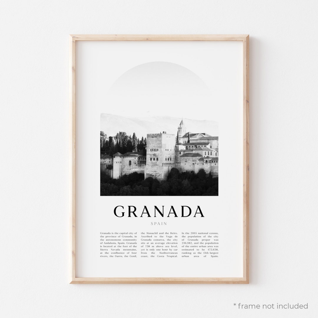 Granada Art Print, Granada Poster, Granada Photo, Granada Wall Art