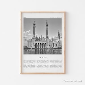 Yemen Art Print, Yemen Poster, Yemen Photo, Yemen Wall Art, Asia, Travel Print, Vintage Poster, Boho Art | AS210