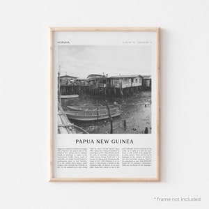 Papua New Guinea Art Print, Papua New Guinea Poster, Papua New Guinea Photo, Oceania, Travel Print, Vintage Poster, Boho Art | CN23