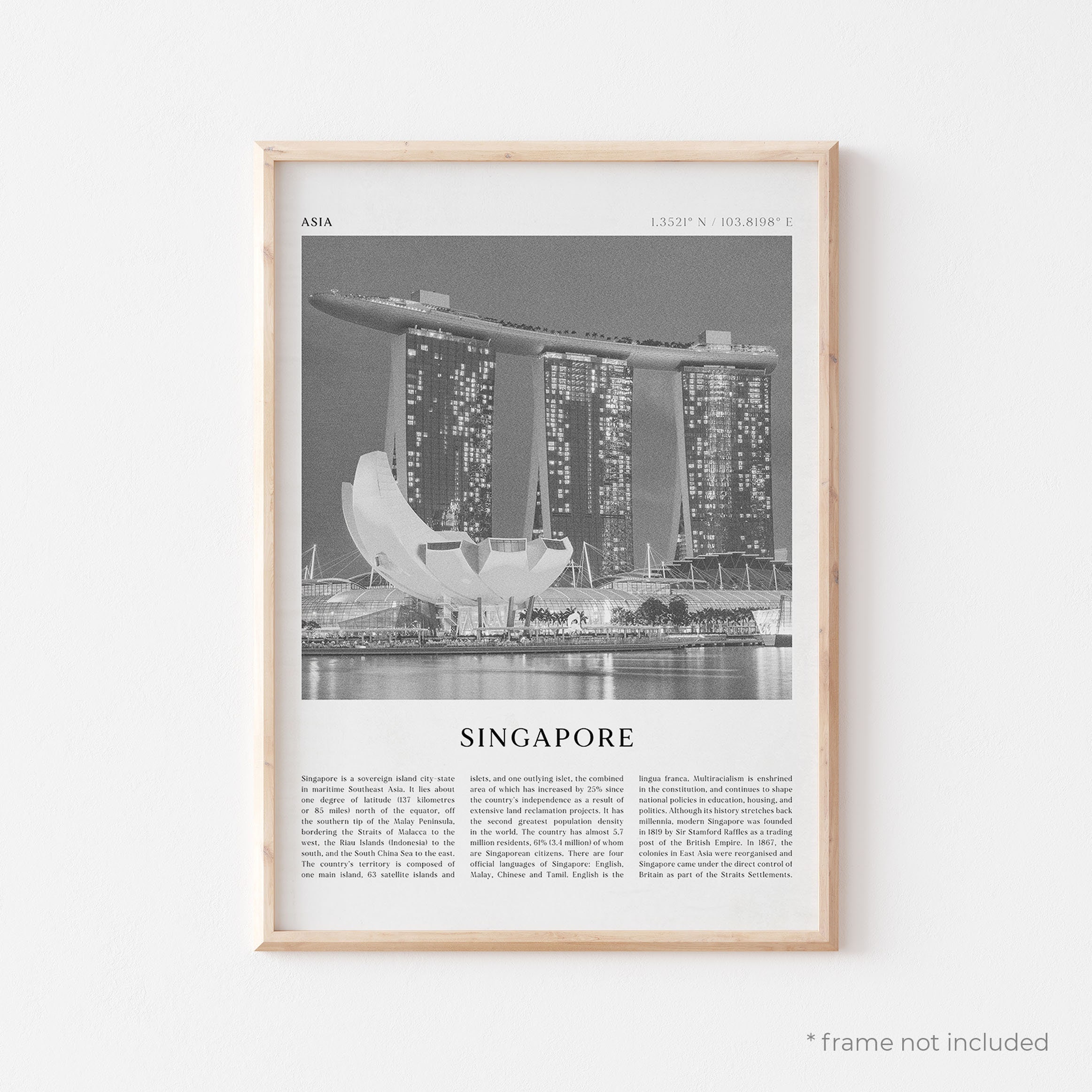 Singapore Art Print Singapore Poster Singapore Photo Etsy UK