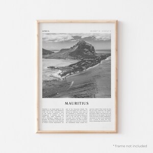 Mauritius Art Print, Mauritius Poster, Mauritius Photo, Mauritius Wall Art, Africa, Travel Print, Vintage Poster, Boho Art | AF74