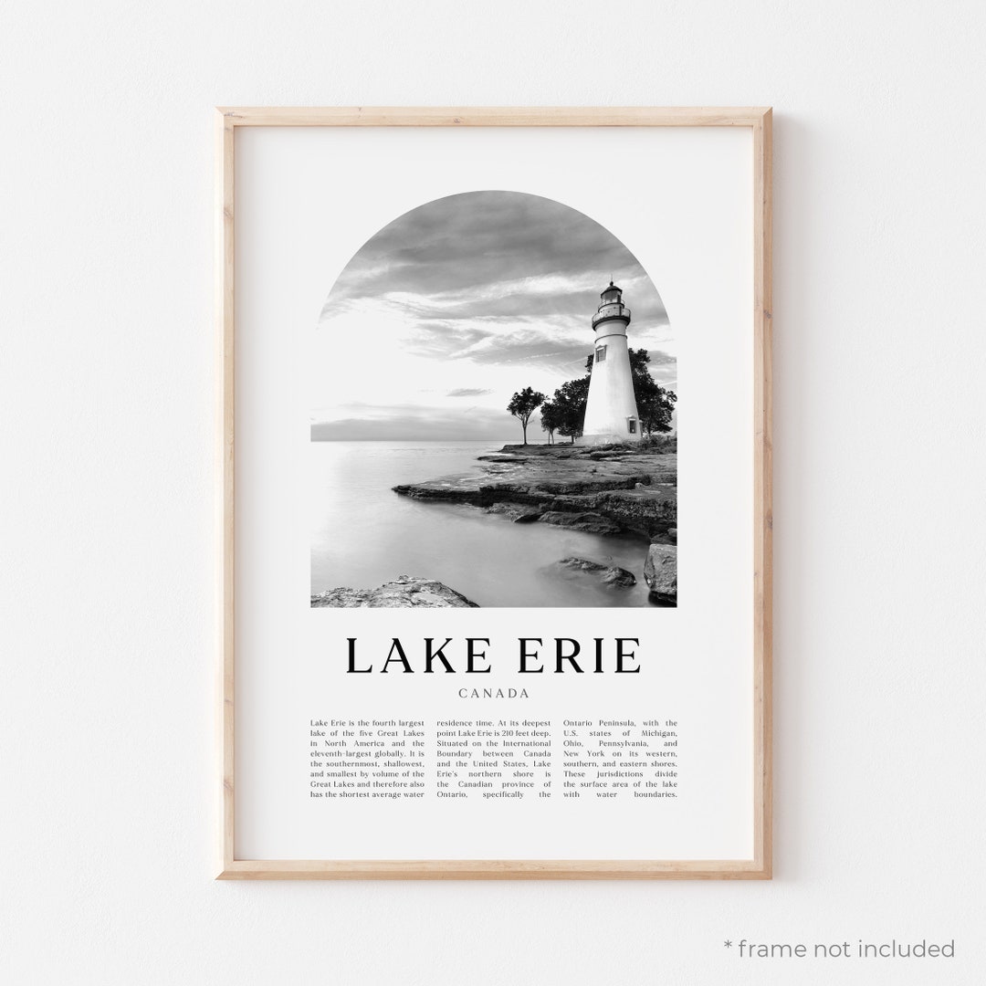 Lake Erie Art Print, Lake Erie Poster, Lake Erie Photo, Lake Erie Wall