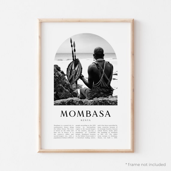 Mombasa Art Print Mombasa Poster Mombasa Photo Mombasa Wall Etsy