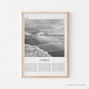 Cyprus Art Print, Cyprus Poster, Cyprus Photo, Cyprus Wall Art, Europe, Travel Print, Vintage Poster, Boho Art | EU21