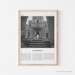 Ethiopia Art Print, Ethiopia Poster, Ethiopia Photo, Ethiopia Wall Art, Africa, Travel Print, Vintage Poster, Boho Art | AF11