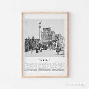 Ukraine Art Print, Ukraine Poster, Ukraine Photo, Ukraine Wall Art, Europe, Travel Print, Vintage Poster, Boho Art | EU156