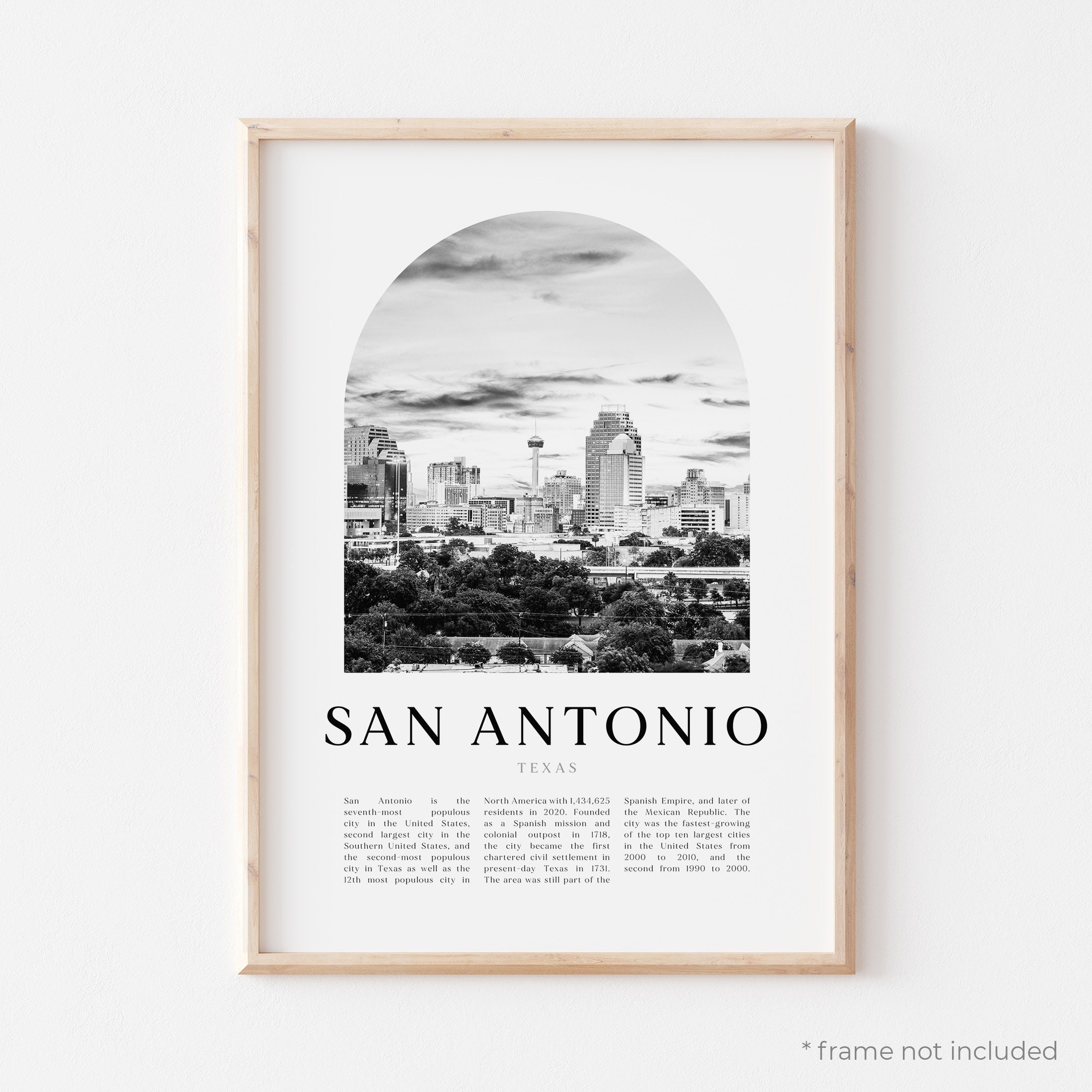 San Antonio Art Print San Antonio Poster San Antonio Photo Etsy