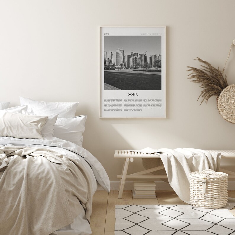 Doha Art Print Doha Poster Doha Photo Doha Wall Art Qatar Etsy