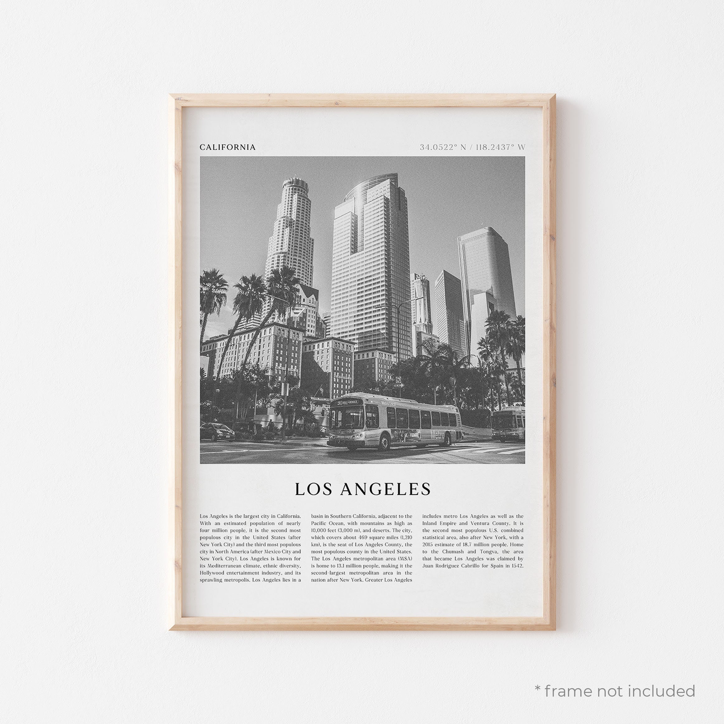 Los Angeles Art Print Los Angeles Poster Los Angeles Photo Etsy