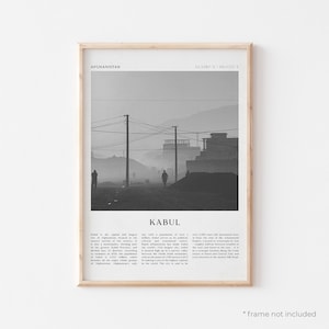Kabul Art Print, Kabul Poster, Kabul Photo, Kabul Wall Art, Afghanistan, Travel Print, Vintage Poster, Boho Art | AS02