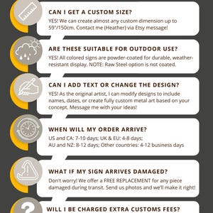 Custom Ranch Sign • Personalized Driveway Gate • Extra Large Horse Address Plaque • Floral Horseshoe • Metal Name Sign • Farmhouse Exterior image 10