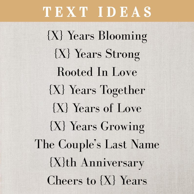 30th Wedding Anniversary Gift for Parents, 30 Years Together Wildflower Metal Name Sign Wall Art, Custom Flower Anniversary Gift for Husband image 3