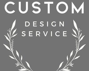 Tarifa de servicio de diseño personalizado • Prueba de diseño de letrero privado • Consulta sobre arte mural en metal • Configuración de conceptos personalizados • Pedido personalizado de Smittenware